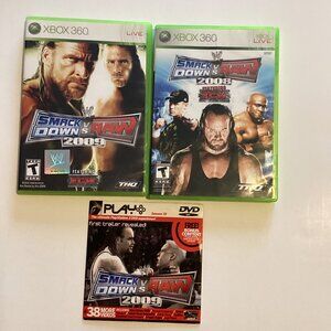 Xbox 360 Video Games Smack Down / Raw 2009 / 2008 + Season 32 DVD